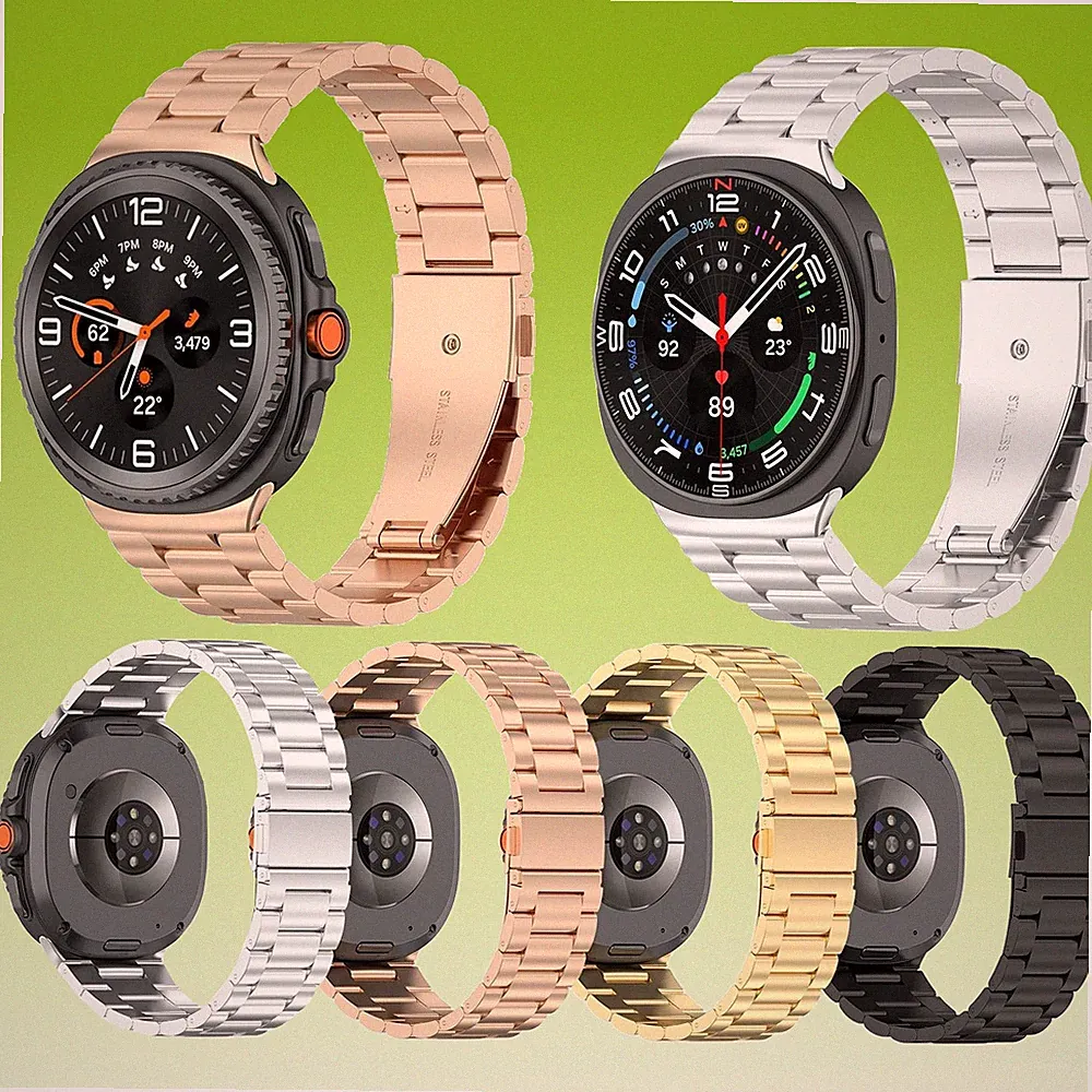 Smartwatch Armband Edelstahl für Samsung Galaxy Watch 8 / 8 Classic Metall