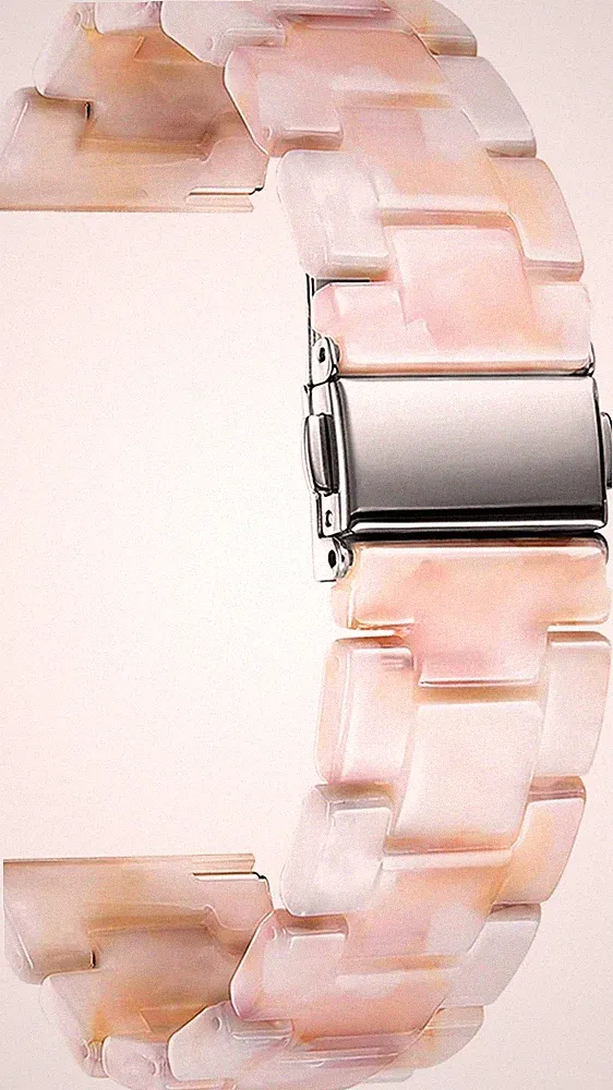 Smartwatch Armband Ersatzarmband 12-22mm 14 Farben Unisex Uhrenarmband Kunstharz
