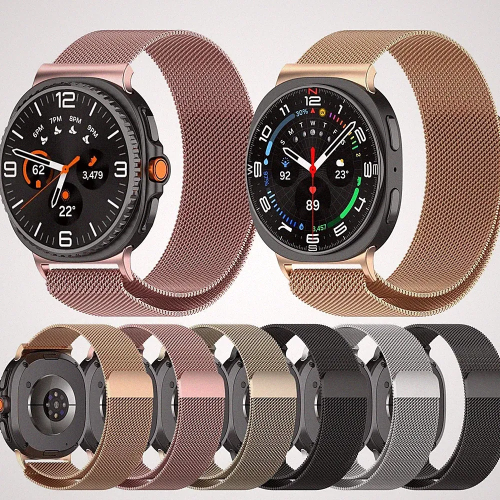 Smartwatch Armband Metall für Samsung Galaxy Watch 9 / 8 40mm 44mm Classic 46mm