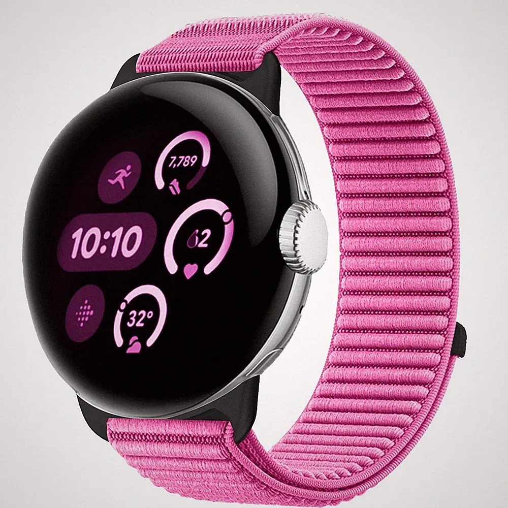 Smartwatch Armband Nylon für Google Pixel Watch 5 / 4 / 3 / 2 / 1 41mm Robust
