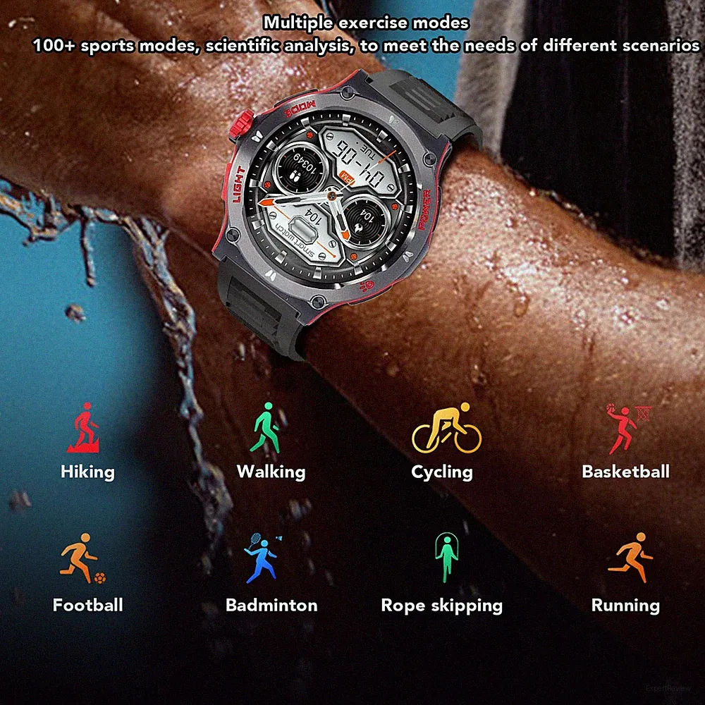 Smartwatch Bluetooth 5.3 Fitness Smartwatch 1 53 Zoll Mit Integriertem Kompass