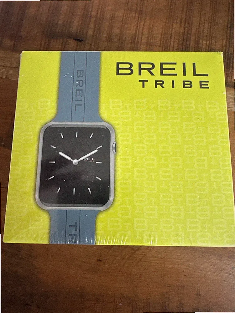 Smartwatch BREIL TRIBE SBT-X EW0671 Silikon Edelstahl Schwarz Mesh Sport