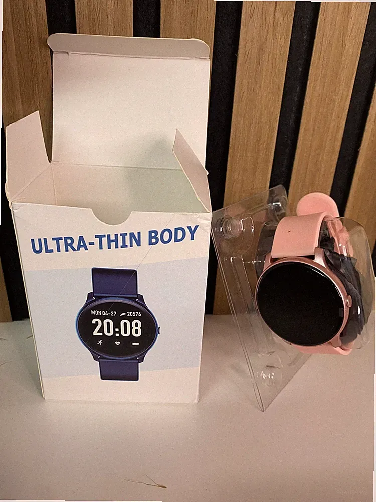 Smartwatch Damen 1,27 TFT Touchscreen Fitness Tracker 24 7 Pulsuhr Schlaf