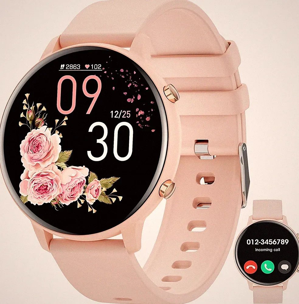 Smartwatch Damen , 1.39" Zoll Touchscreen mit Bluetooth HD Smartwatch pink watch