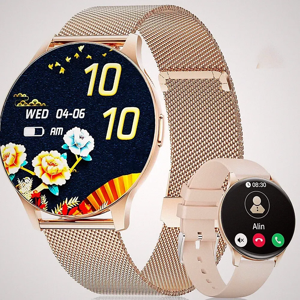 smartwatch damen rund