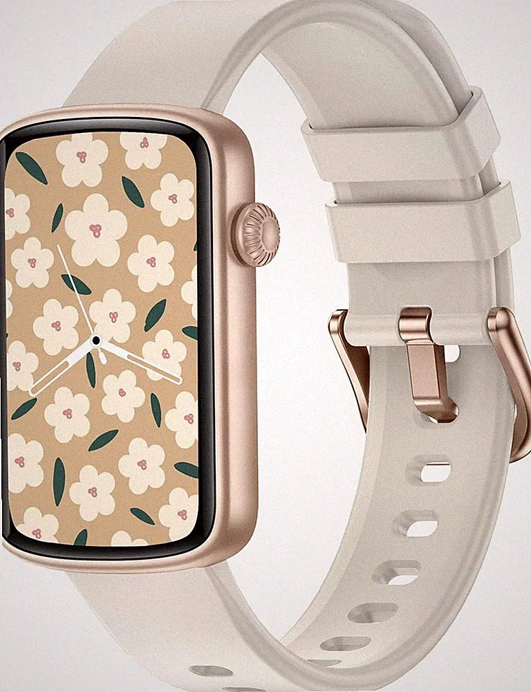 Smartwatch Damen 1,47 Zoll Fitnessuhr Herzfrequenz SpO2 Schlafüberwachung