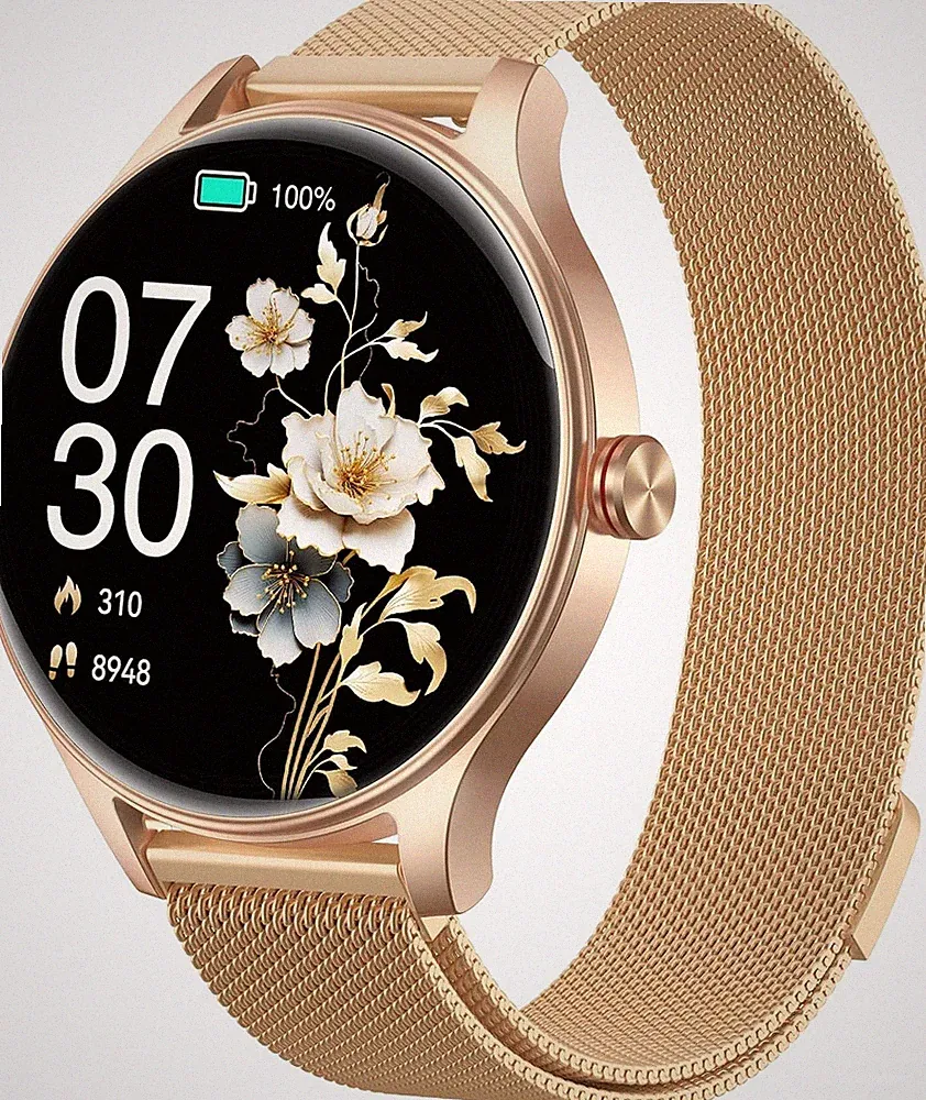 Smartwatch Damen 1,57" AMOLED Fitness Tracker Herzfrequenz Schlafmonitor 10