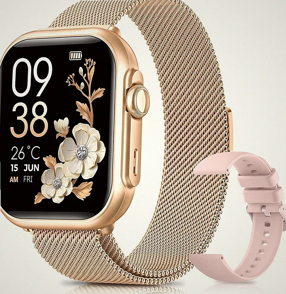 Smartwatch Damen 1,83 Zoll 1000mAh 120 Sportmodi Hochwertig Ultra Robust