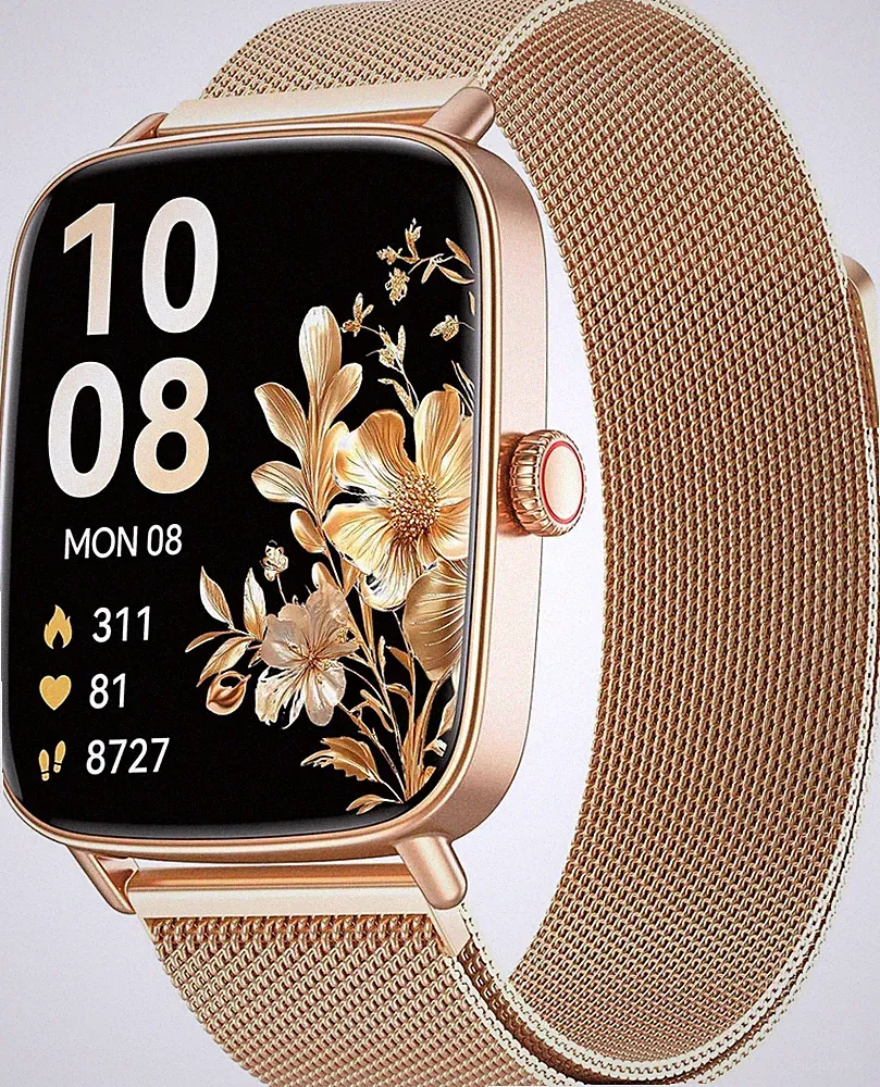 Smartwatch Damen 1,85 HD Fitnessuhr 110 Sportmodi