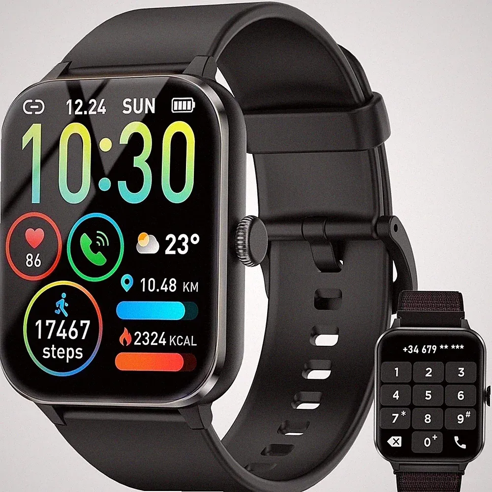 Smartwatch Damen Armbanduhr mit Pulsmesser Schlafmonitor SpO2 Sportuhr Gebraucht