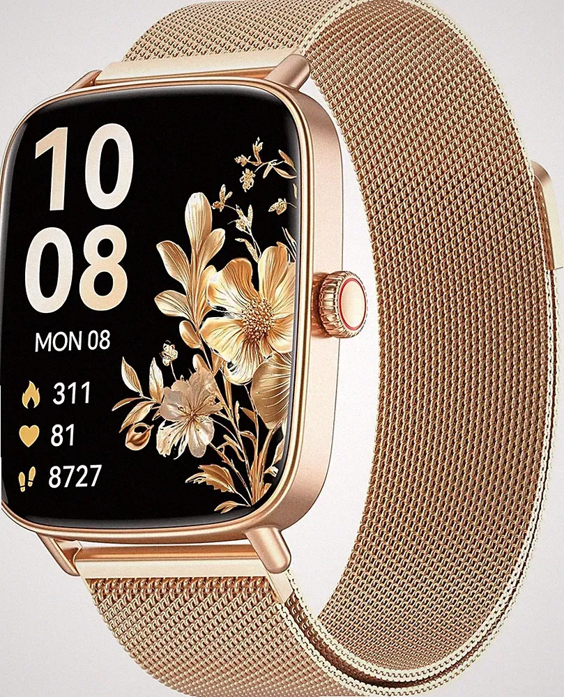 Smartwatch Damen Bluetooth 5 HD 1,85 Zoll