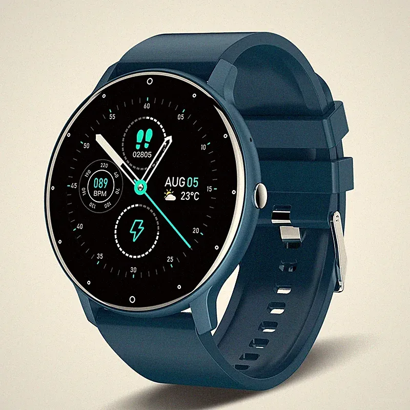 Smartwatch Damen Fitness Bluetooth Anruf Herzfrequenz Blutsauerstoff Tracker Uhr