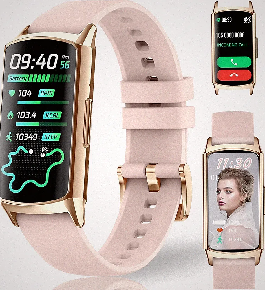 Smartwatch Damen Frauen mit Telefonfunktion Armbanduhr Sportuhr Fitnessuhr
