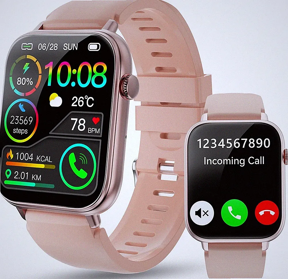 Smartwatch Damen Frauen mit Telefonfunktion Armbanduhr Watch für Android IOS