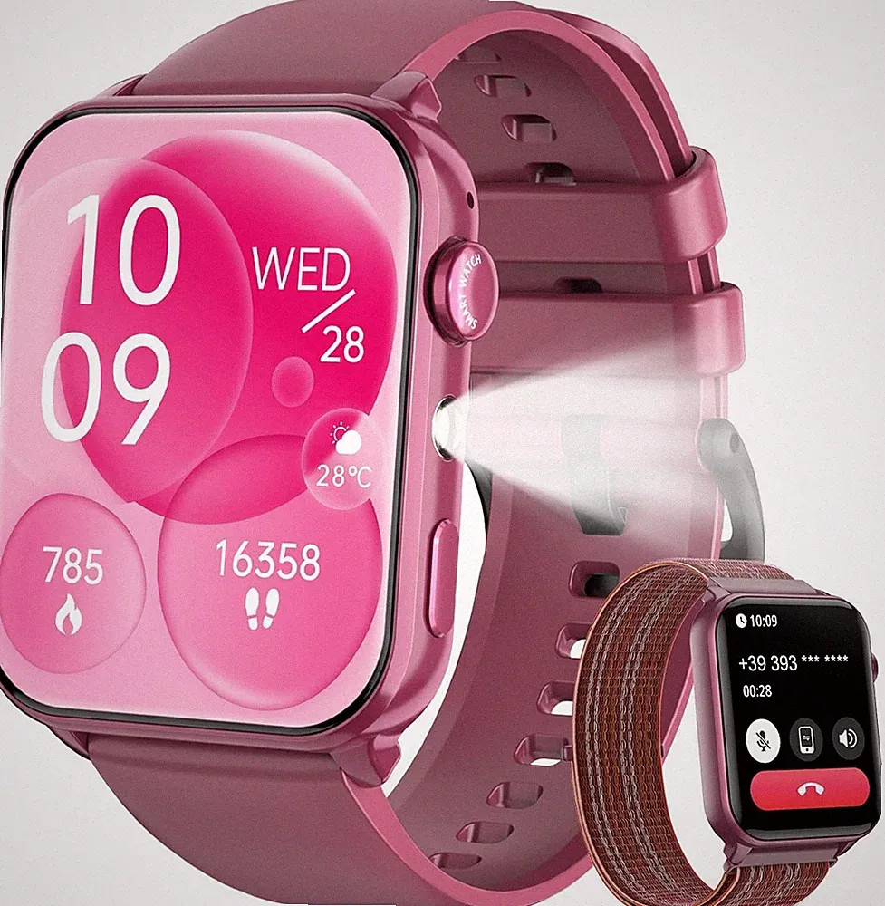 Smartwatch Damen Frauen mit Telefonfunktion Armbanduhr Watch für iOS Android