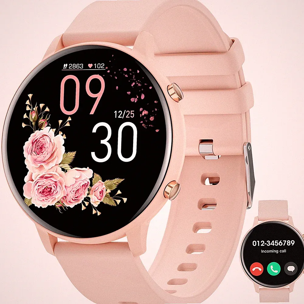 Smartwatch Damen Herren 1.39 Zoll Touchscreen Smart Watch mit Bluetooth Anrufe