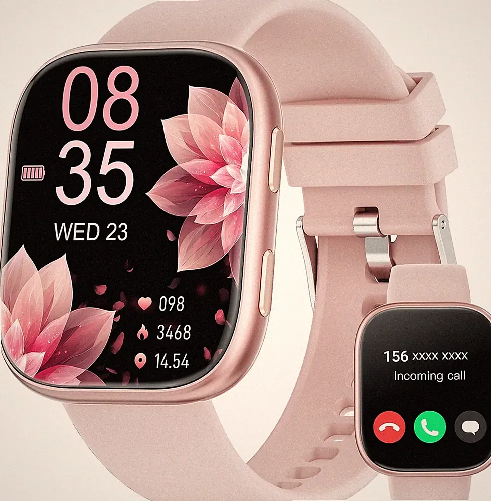 Smartwatch Damen Herren 1.83" HD Fitnessuhr Mit Telefonfunktion Fitness Tracker