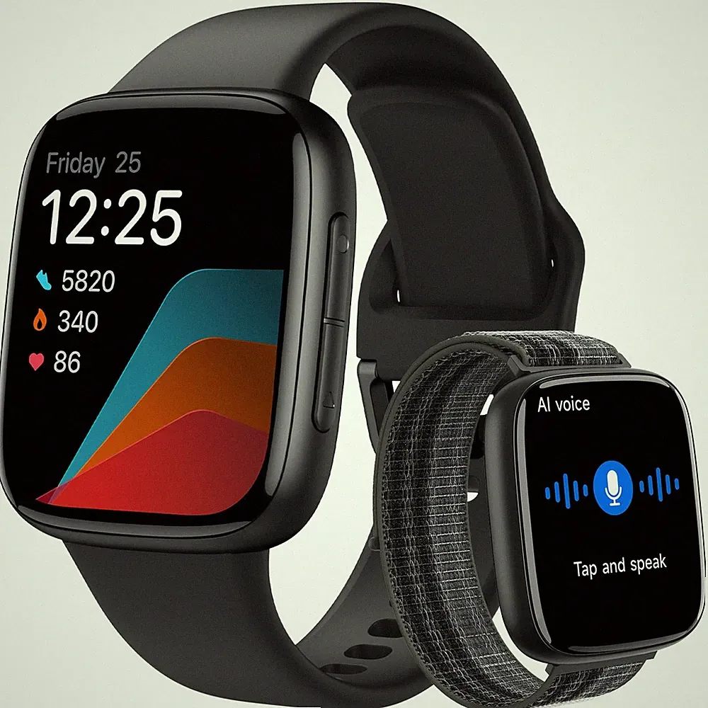 Smartwatch Damen Herren, 1,85″ AMOLED Touchscreen, Fitness Tracker mit Blueto...