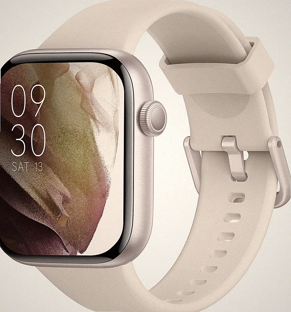 Smartwatch Damen Herren, 1,85" HD Touch Fitnessuhr Mit Telefonfunktion, 140+Spor