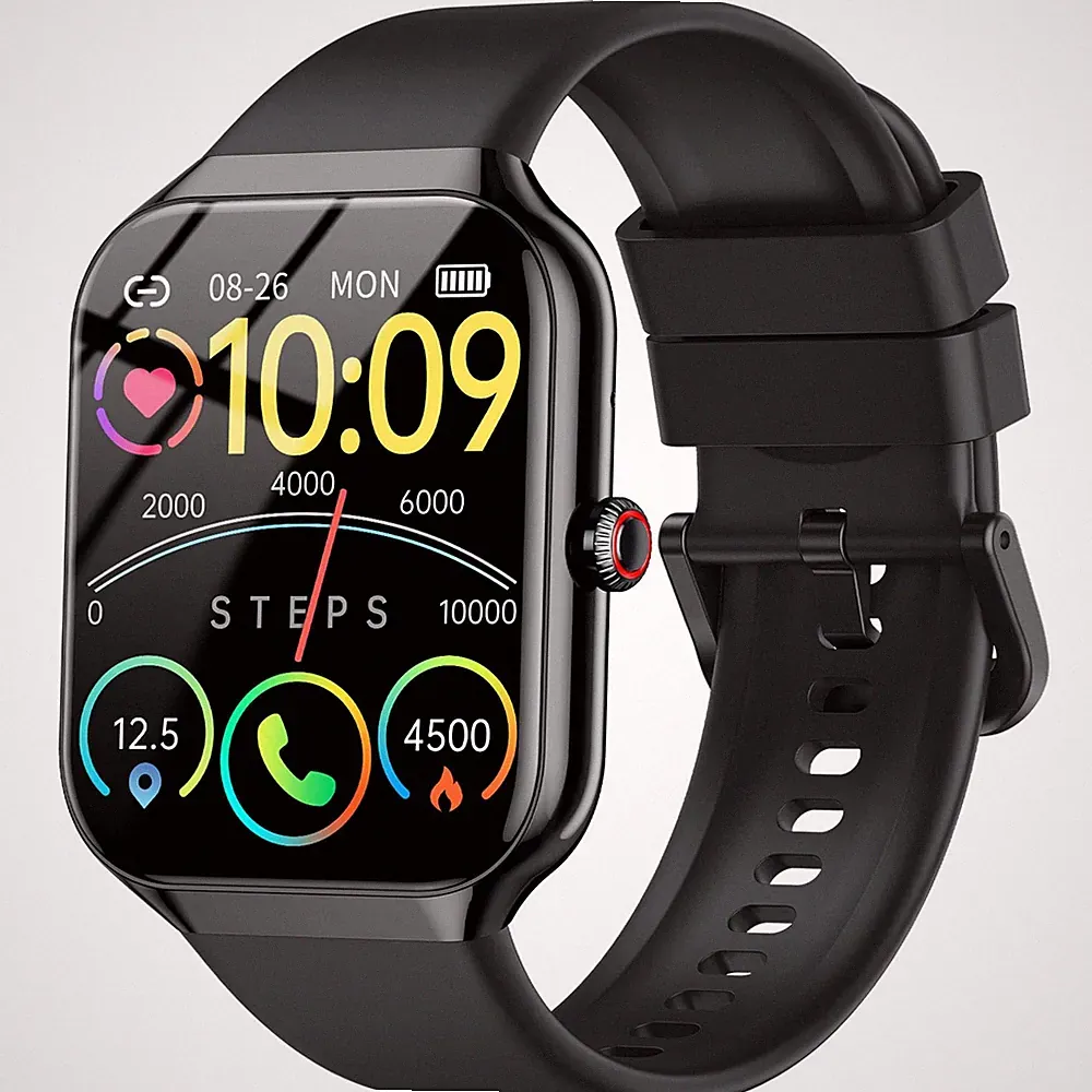 Smartwatch Damen Herren, 1.96" HD Fitnessuhr mit Telefonfunktion, Smart Watch...