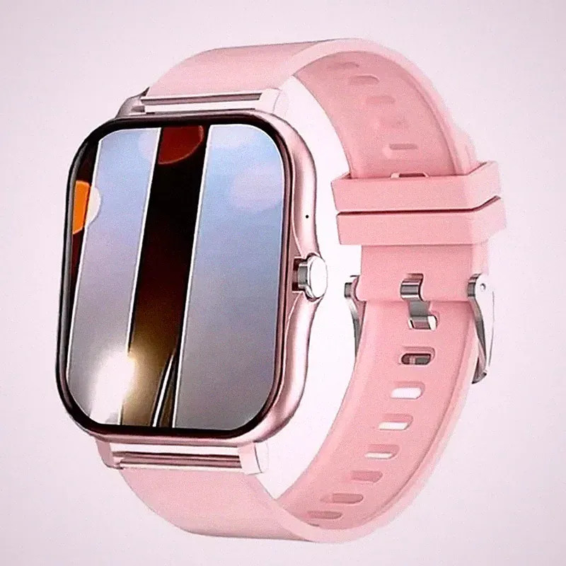 Smartwatch Damen Herren Bluetooth Telefonfunktion Puls SpO2 Blutdruck Geschenk