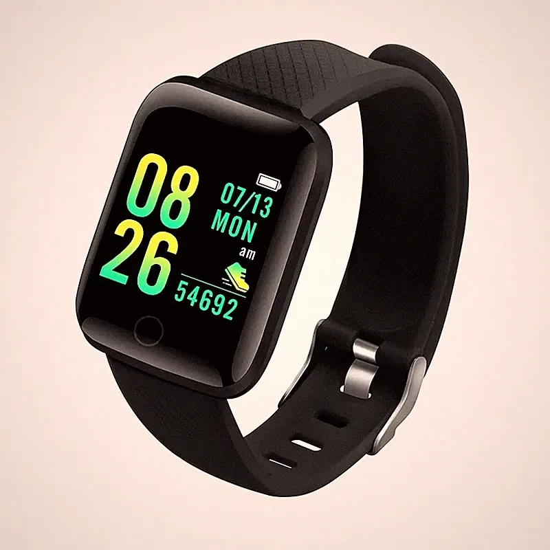 Smartwatch Damen Herren Fitness Tracker Pulsmesser Schlafmonitor Android iOS