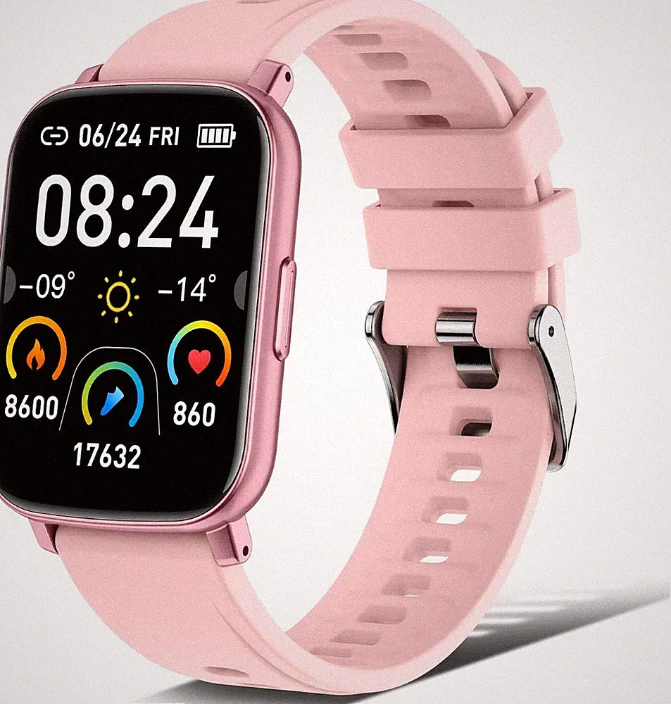 Smartwatch, Damen Herren Fitnessuhr 1.69” Touchscreen Smart Watch Fitness NEU