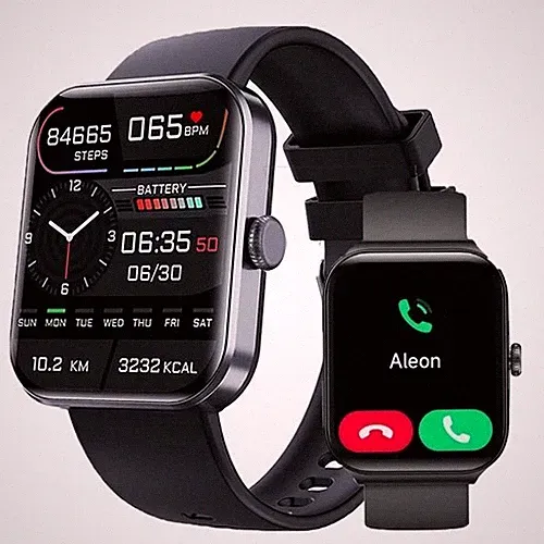Smartwatch Damen Herren mit Bluetooth Anrufe Fitness Tracker Schrittzähler IP68