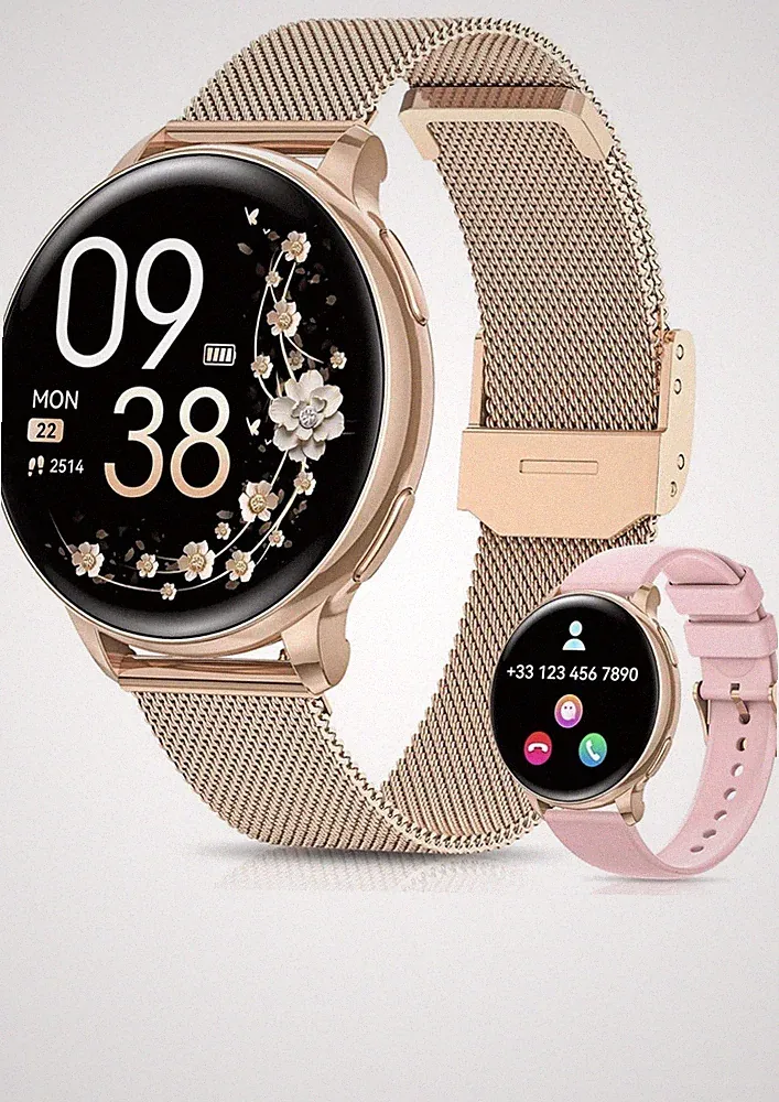 Smartwatch Damen & Herren mit Telefonfunktion,120+ Sportmodi,IP68, iOS & Android