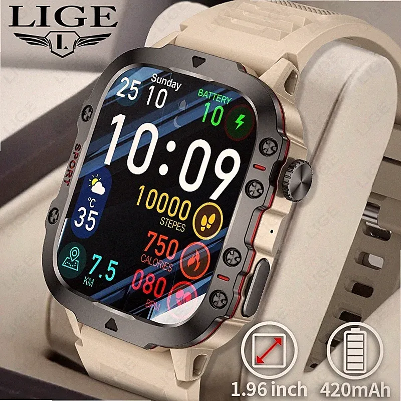 Smartwatch Damen Herren mit Telefonfunktion Fitness Bluetooth Anrufe Geschenk