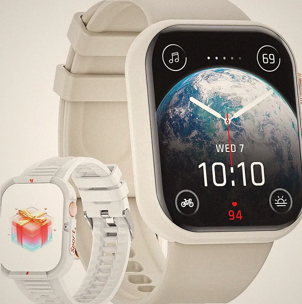 Smartwatch Damen Herren mit Telefonfunktion Fitnessuhr Damen 100+ Sportmodi IP68