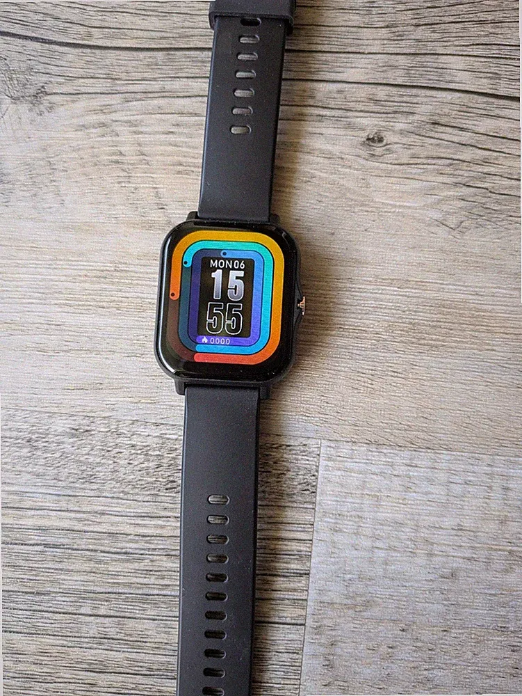 Smartwatch Damen/Herren Schwarz