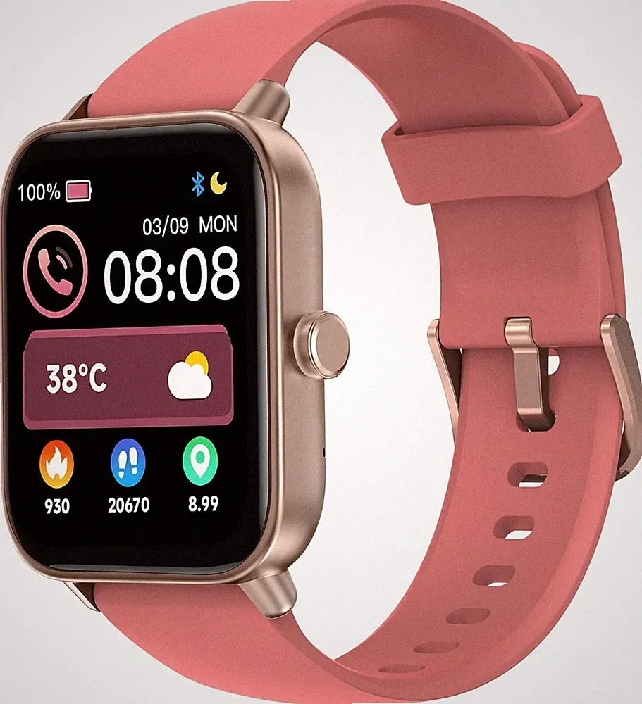 Smartwatch Damen Herren Telefonfunktion Armbanduhr Watch für iPhone Samsung Tab
