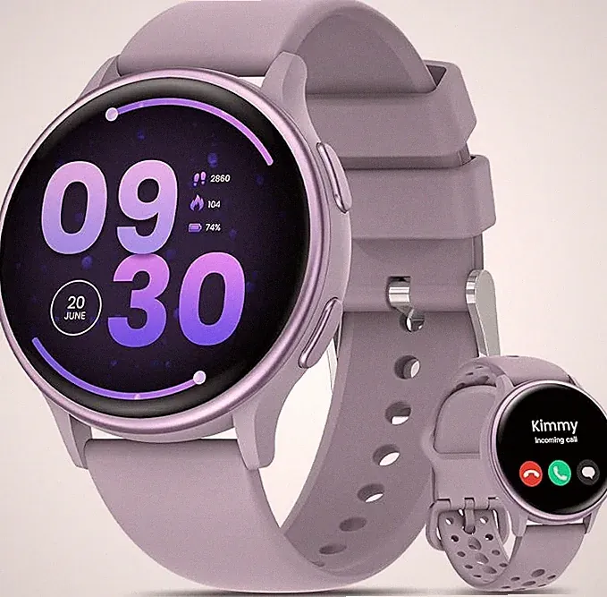 Smartwatch Damen mit Telefonfunktion 1.27" Smart Watch 400 Zifferblätter Fitness