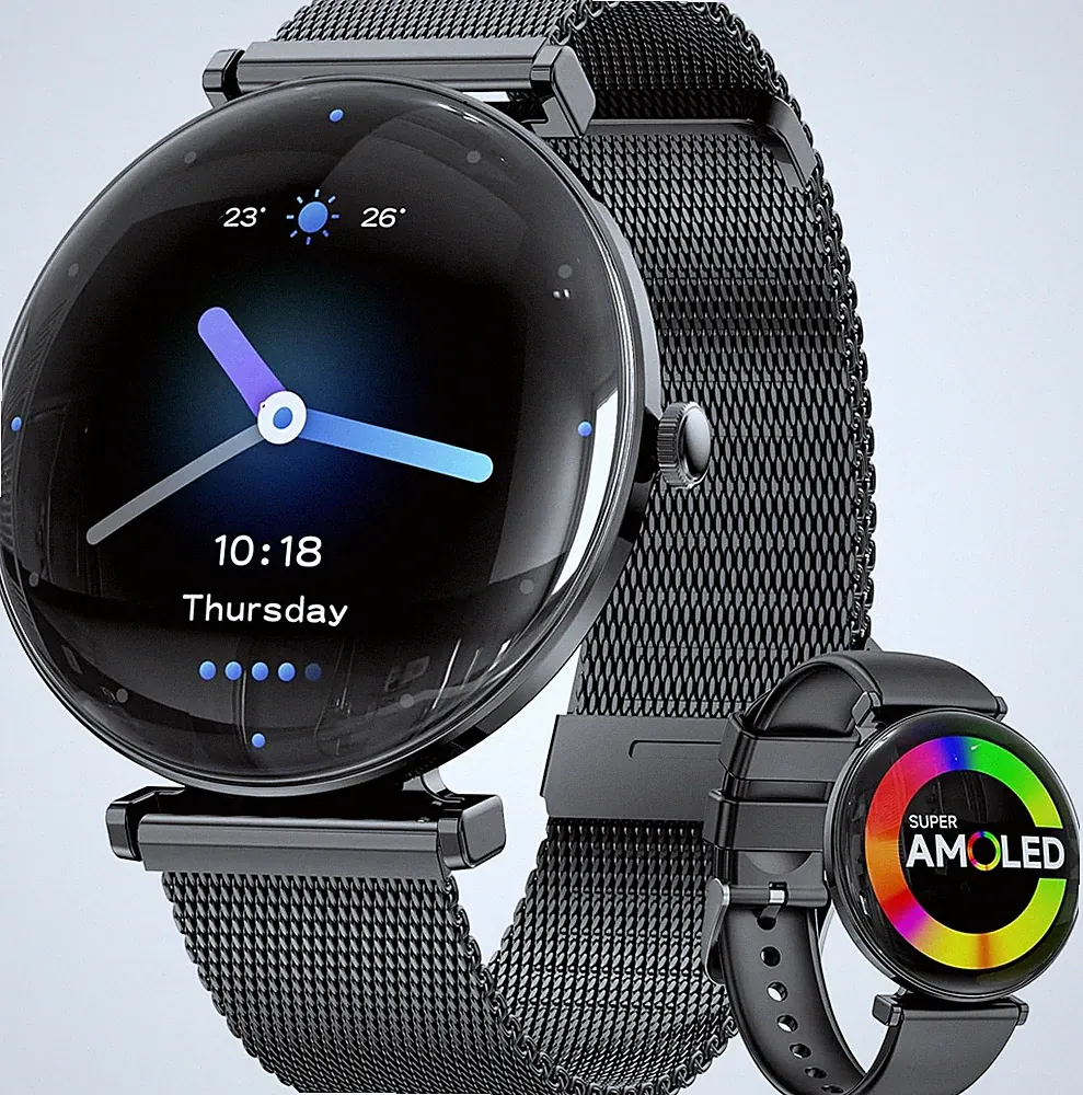 Smartwatch Damen mit Telefonfunktion Armbanduhr Watch für Android IOS Tablet