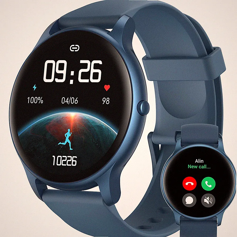 Smartwatch Damen mit Telefonfunktion, Leichte Wasserdicht