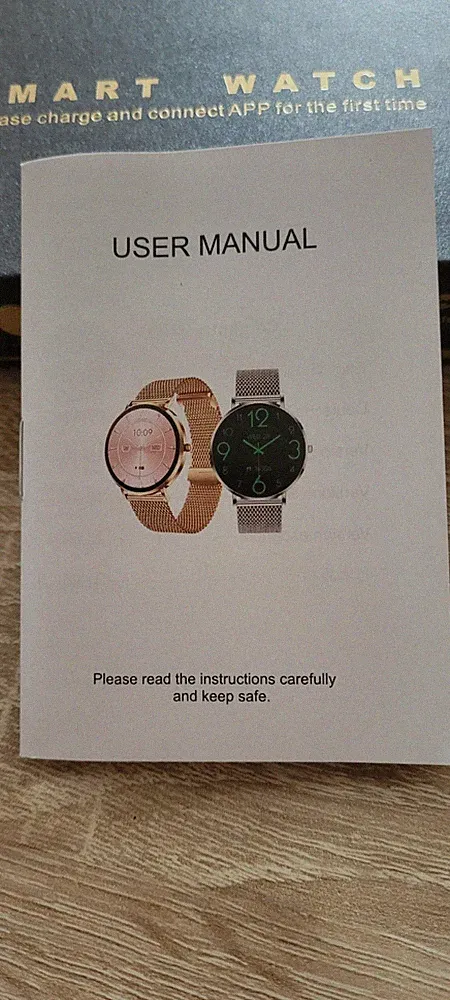 Smartwatch Damen Roségold, Bluetooth-Anrufe, Fitnessuhr