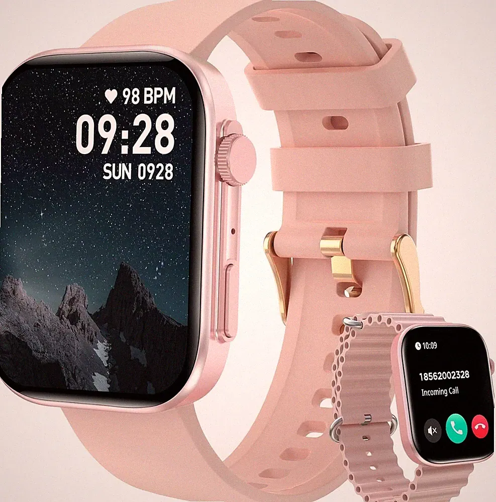Smartwatch Damen Telefonfunktion Armbanduhr Sportuhr für iPhone Samsung Huawei