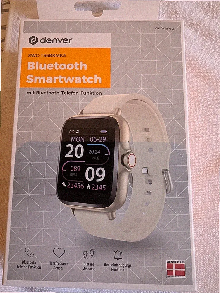 Smartwatch Damen von Denver SWC-156BKMK3 mit 2.Band