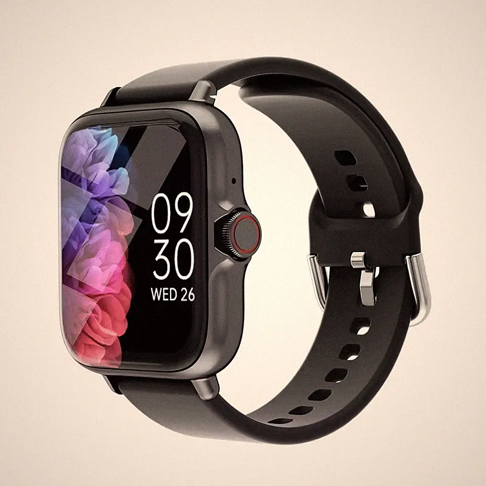 Smartwatch Display 1,83'' wasserdichte schwarz Smartwatch für iPhone / Android