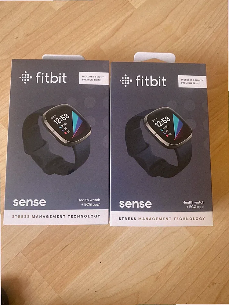 smartwatch Fitbit Sence (Carbon/ Edelstahl Graphit) neuwertig