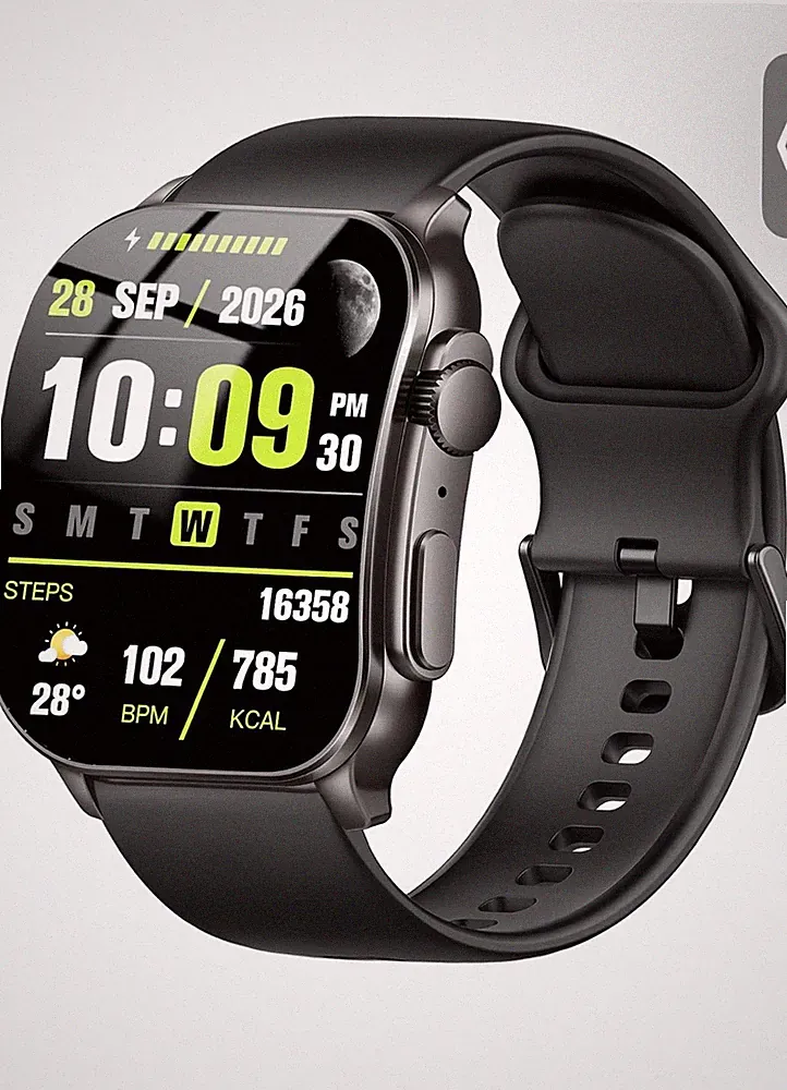 Smartwatch Fitness Tracker 2 Zoll AMOLED Bluetooth Herren Damen
