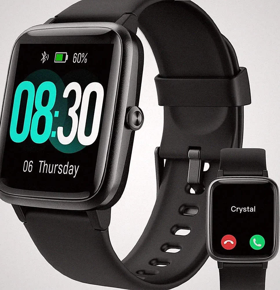 Smartwatch Fitness Tracker mit Herzfrequenz Messung 10 Tage Akku Herren Damen