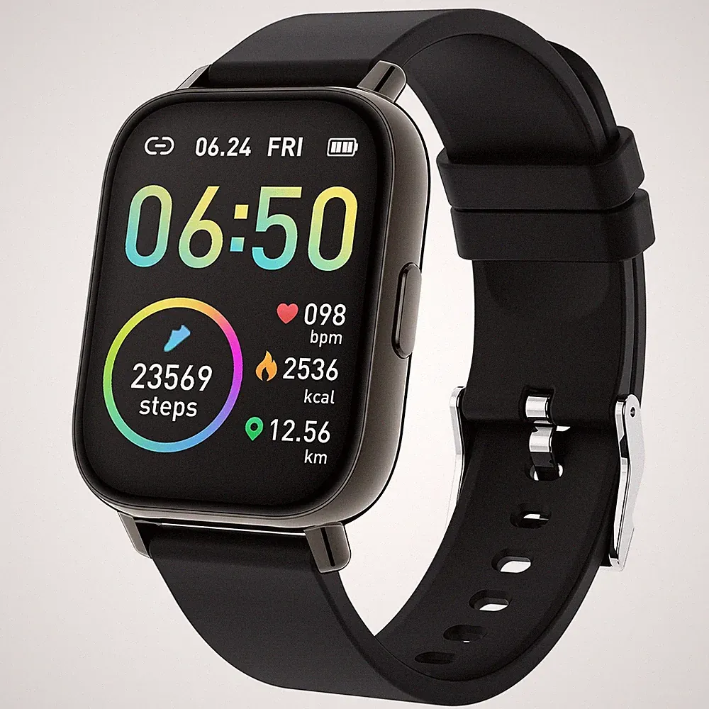 Smartwatch, Fitnesstracker 1,69" Touchscreen 1,69, A-High-Level schwarz