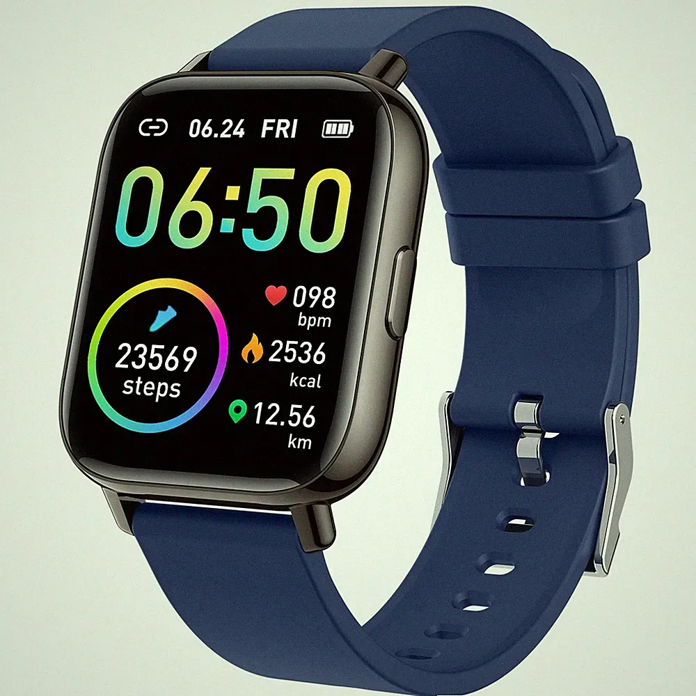 Smartwatch, Fitnesstracker 1,69" Touchscreen Uhr mit 1,69, blau
