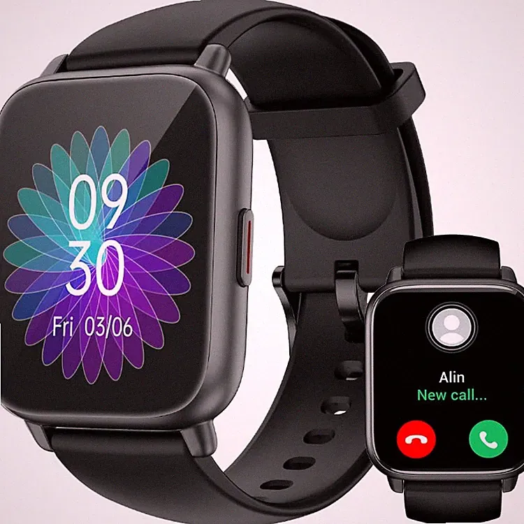 Smartwatch Fitnessuhr Pulsuhr 1 85 Zoll Touchscreen Bluetooth 110 Modi Anrufe