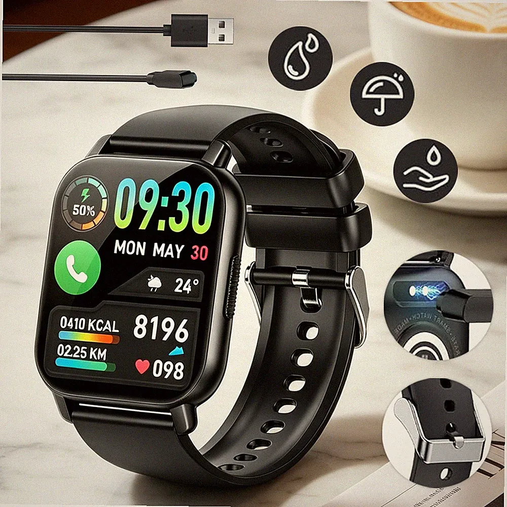Smartwatch Fitnessuhr Sportuhr Gesundheitsuhr Wasserdicht Bluetooth Für Android