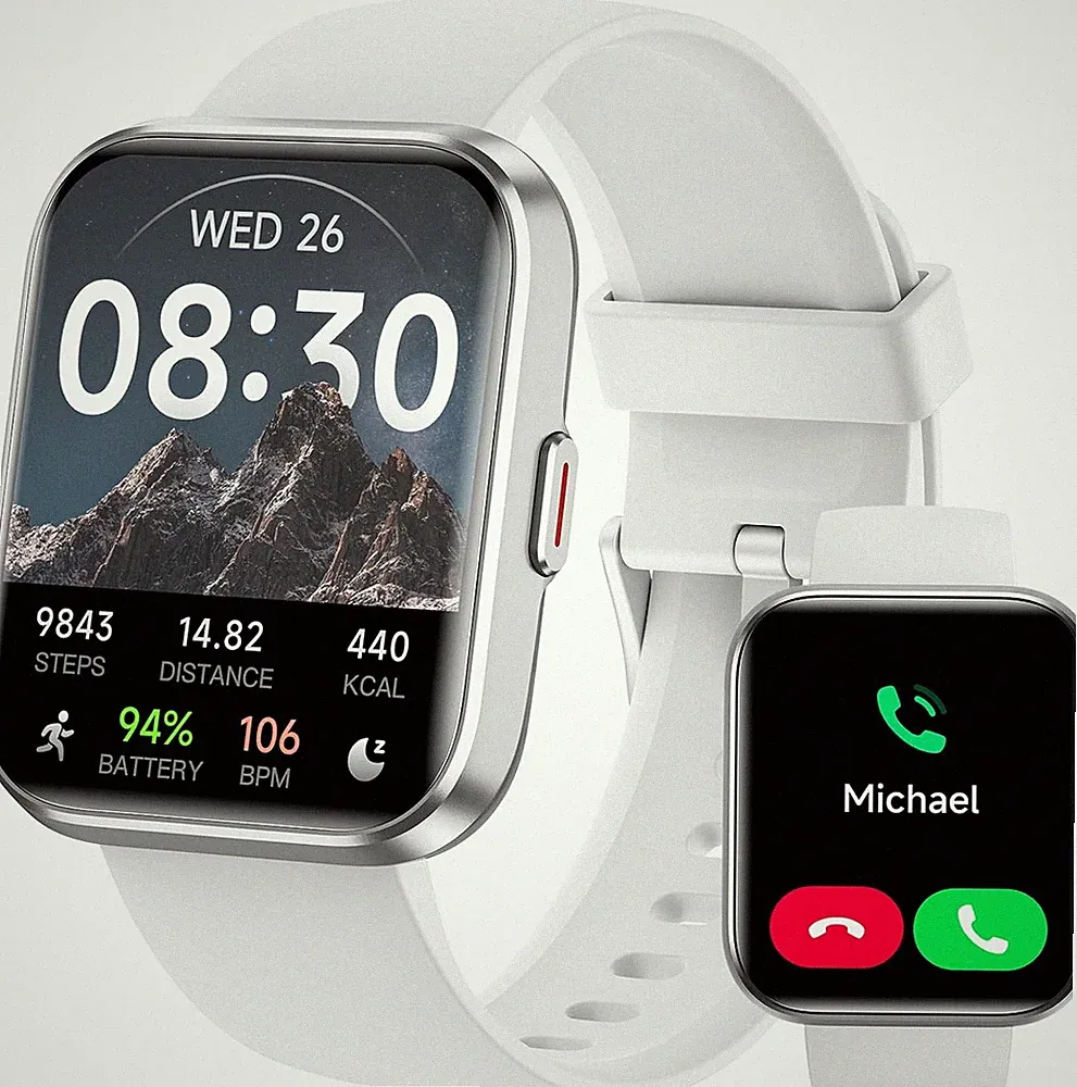 Smartwatch Frauen Damen mit Telefonfunktion Sportuhr Armbanduhr für Android IOS