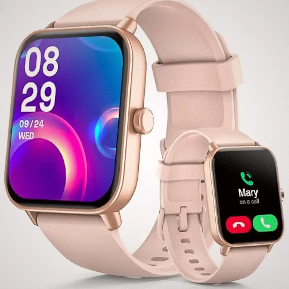 Smartwatch für Damen Annehmen/Anrufen & Alexa Integriert, 1,8" Fitnessuhr Herren