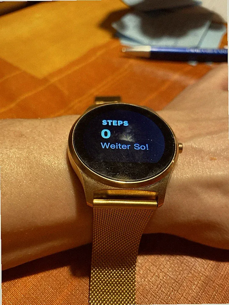 Smartwatch für Damen, Bluetooth, Fitness, iOS iPhone, Android Samsung
